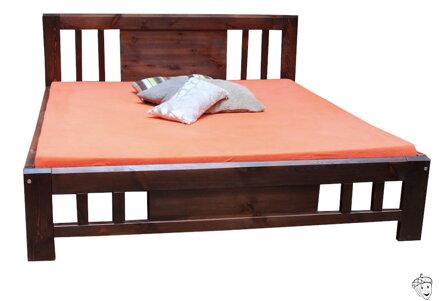 Masivní postel Chloe s roštem